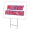 Signmission Military Financing Yard Sign & Stake outdoor plastic coroplast window, C-1216-DS-Military Financing C-1216-DS-Military Financing - alternate 1